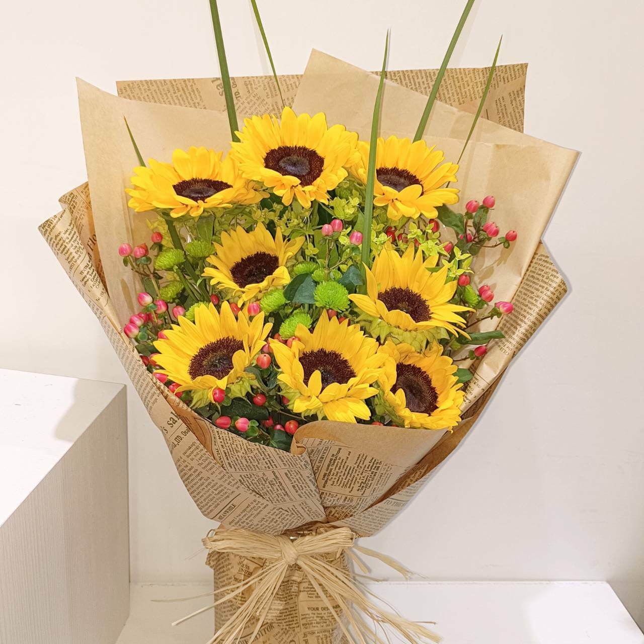 向日葵花束 天晴花藝禮品坊